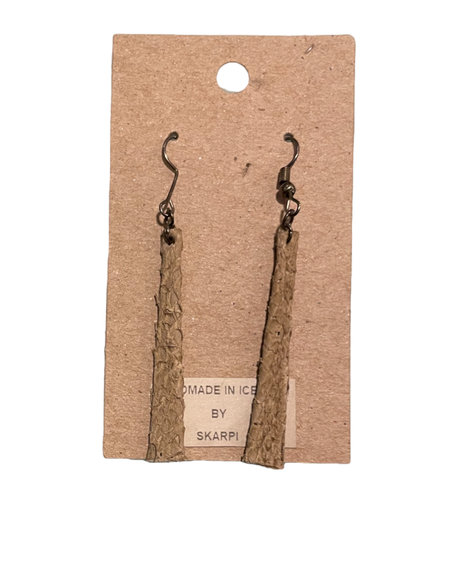 Handmade Fish Leather Earrings by Skarpi Handmade Fish Leather Earrings by Skarpi